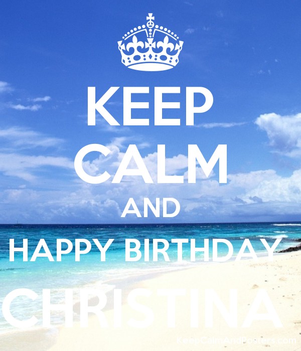 happy birthday christina