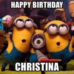 happy birthday christina